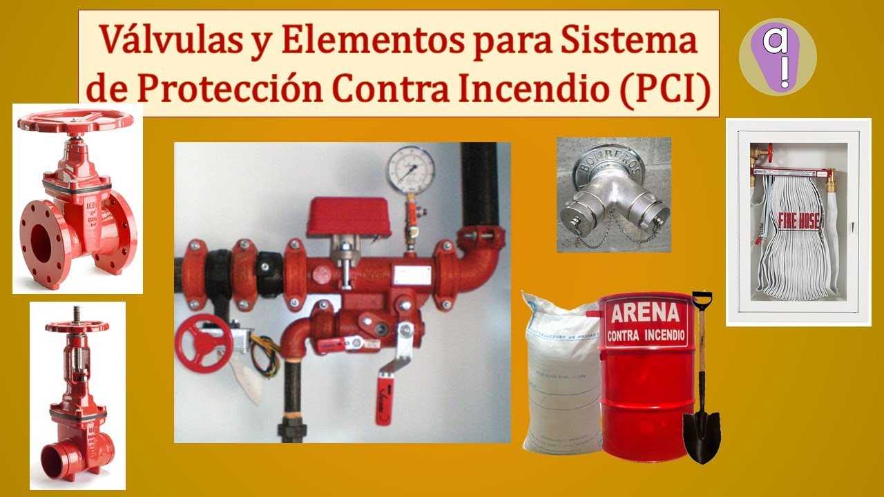 Válvulas y Elementos para el Sistema de Protección Contra Incendios (PCI)