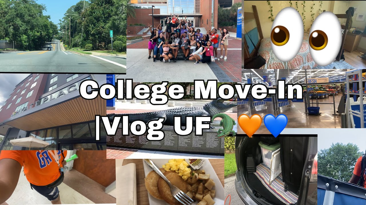 College Move-In Vlog|University of Florida🐊🧡💙😆