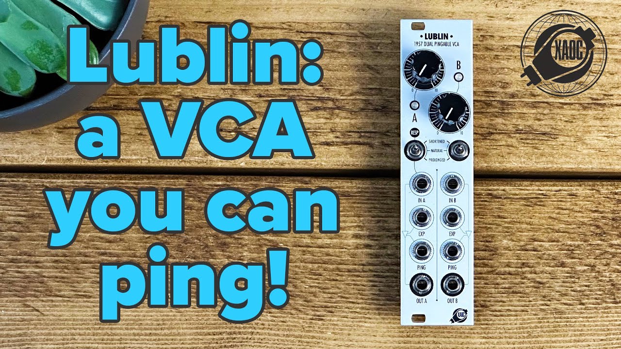 Xaoc Devices Lublin | Dual VCA with vactrol-style envelopes