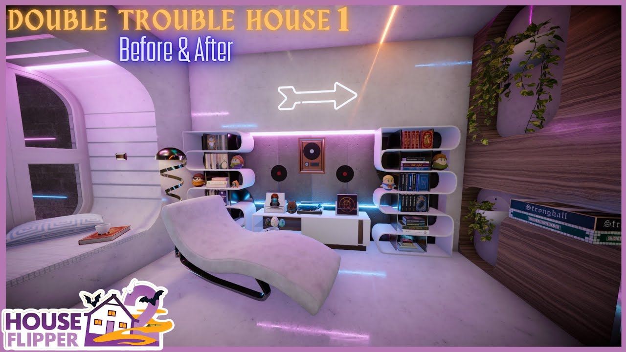 House Flipper 2 | Scooby Doo DLC | Futuristic House Renovation (Before & After Tour)