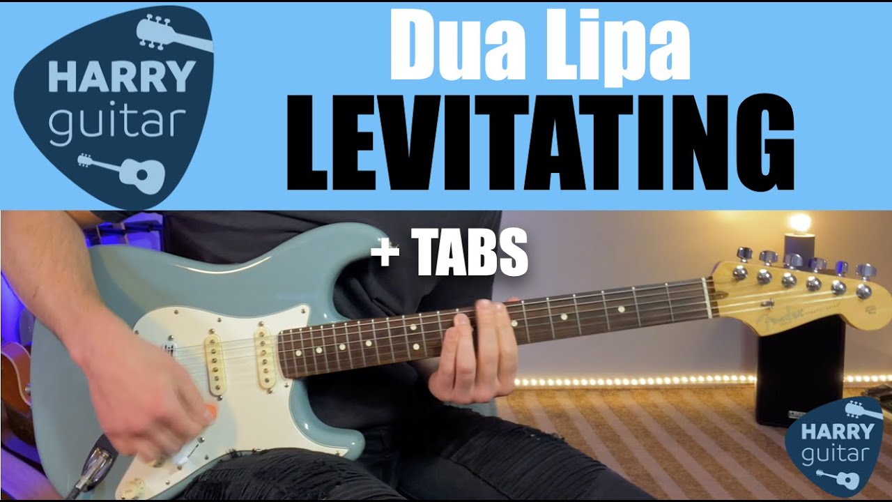 Levitating - Dua Lipa - Full Guitar Lesson + Chords/TABS