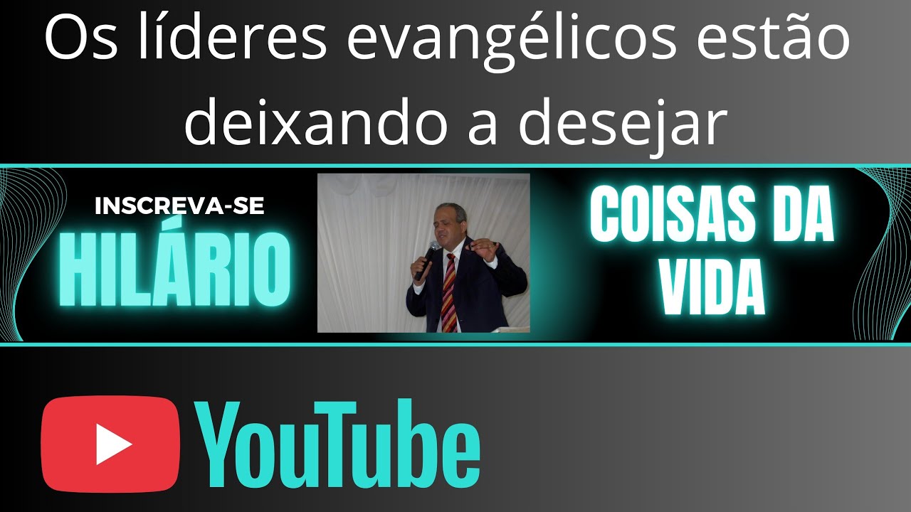 Os líderes evangélicos estão deixando a desejar