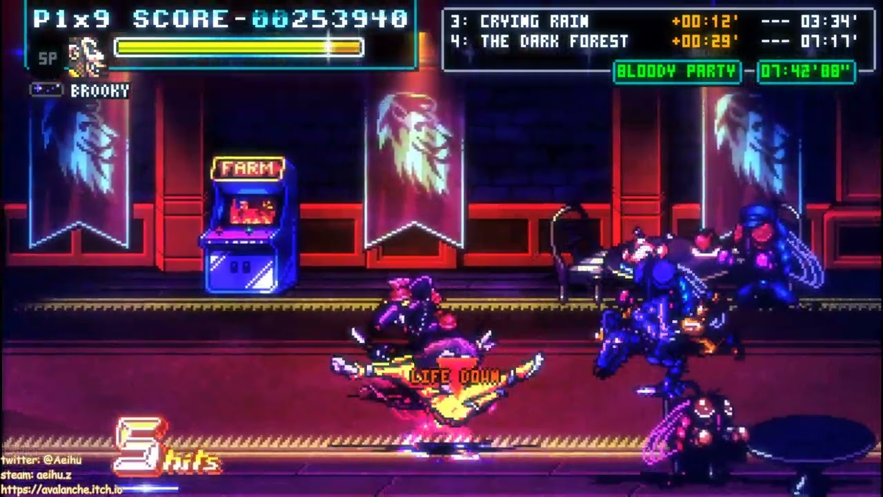 [某A][Speedrun]Fight'N Rage - Brooky - 24:00.68(IGT) - Unfair - Turbo Speed