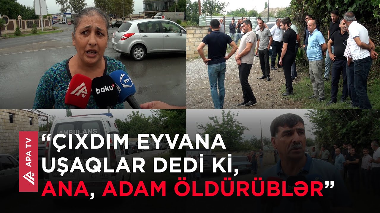 Göyçayda iki uşaq atasını şəhərin mərkəzində qətlə yetirdilər – APA TV