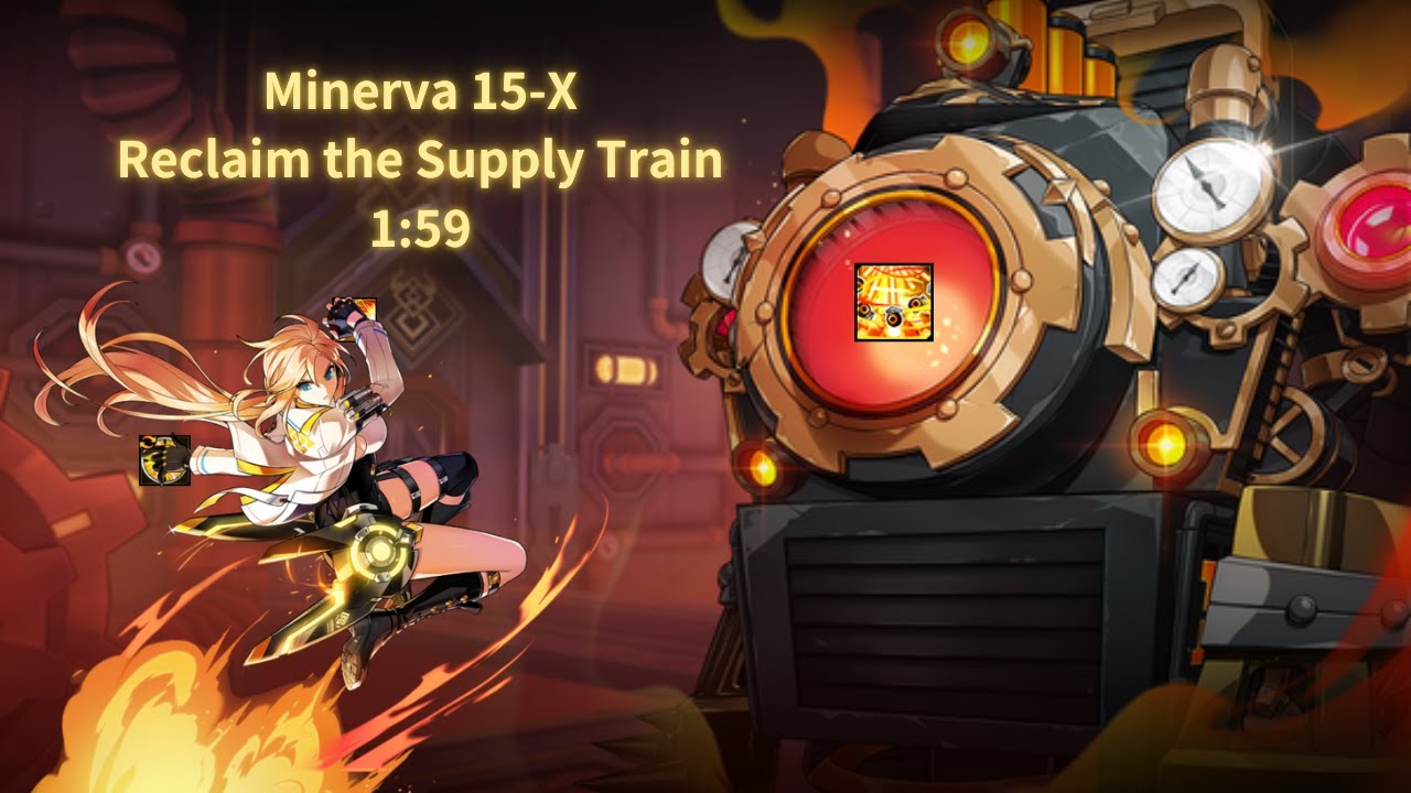 【Elsword TW/엘소드】미네르바 보급로 열차 탈환 1:59  / Minerva Reclaim the Supply Train 1:59