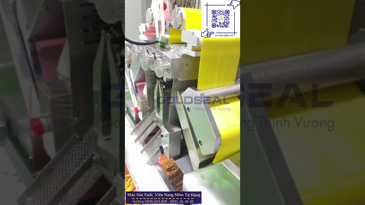🌈M&Aacute;Y SẢN XUẤT VI&Ecirc;N NANG MỀM - Soft Gelatin Encapsulation Machine - GOLD SEAL MACHINERY 0938.024.009