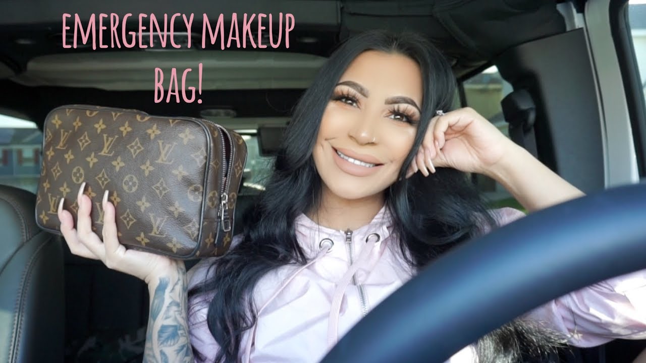 What's in my EMERGENCY MAKEUP BAG?!!