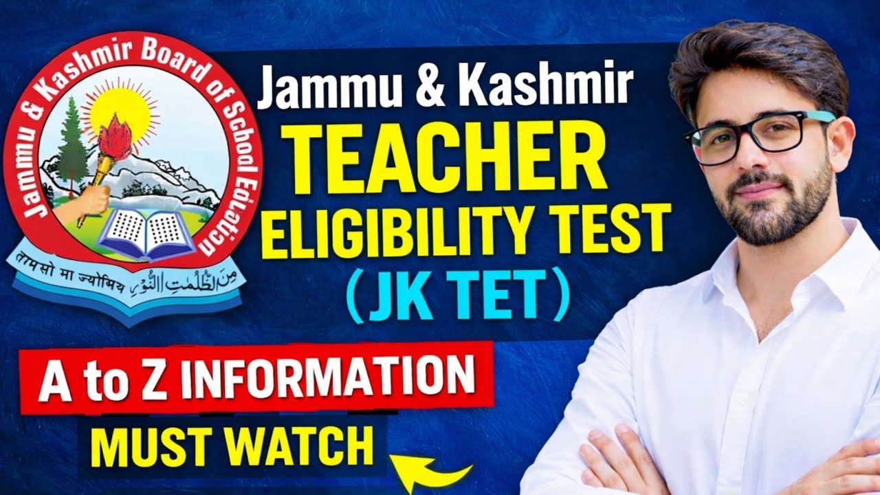 JK TET  A TO Z INFORMATION | JK TET Syllabus Update 2026 | Complete New Syllabus in One Video.