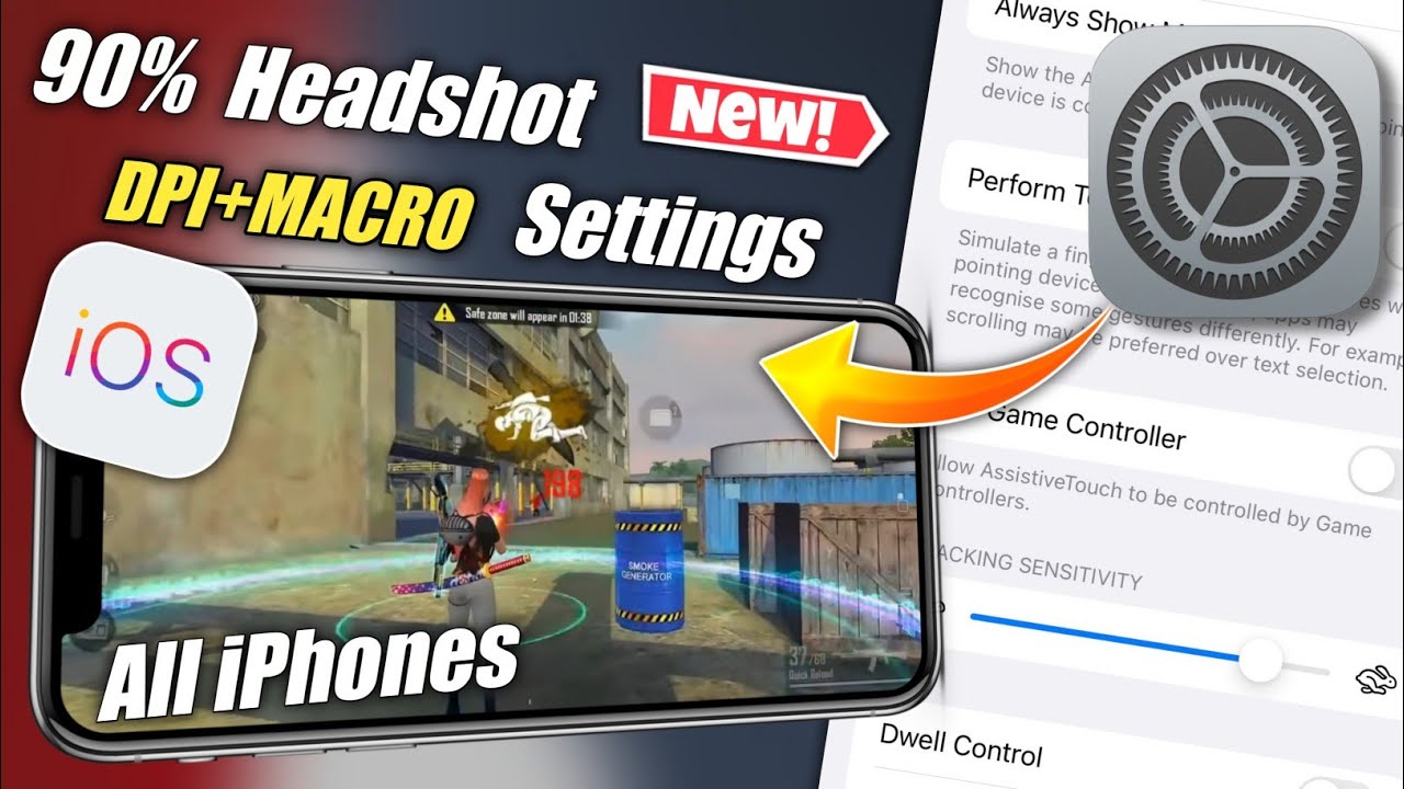 New DPI Settings For Free Fire In iPhone |iPhone dpi Setting