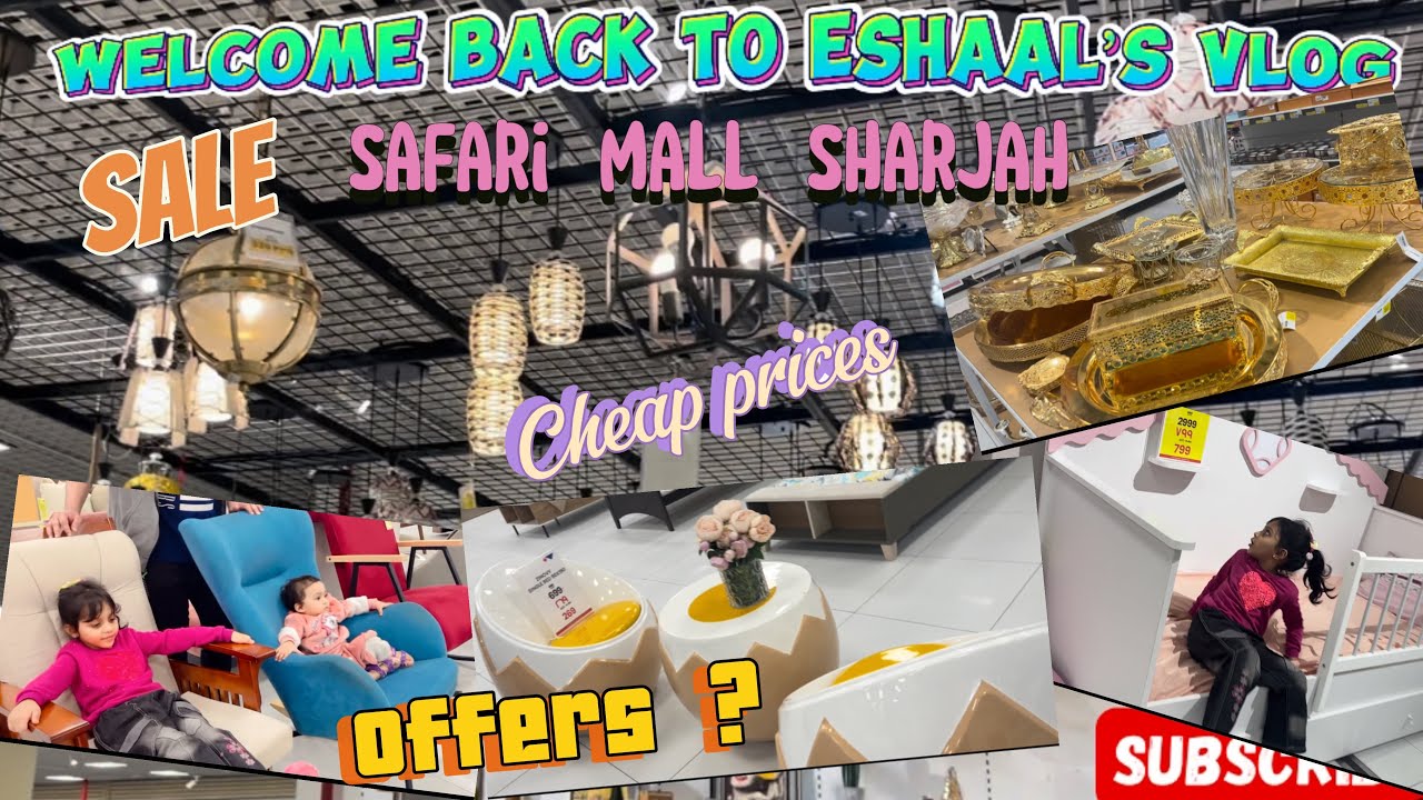 Safari mall Sharjah me cheap price ka furniture ,home decore krne ka shoq, pora wo bhi itne saste me