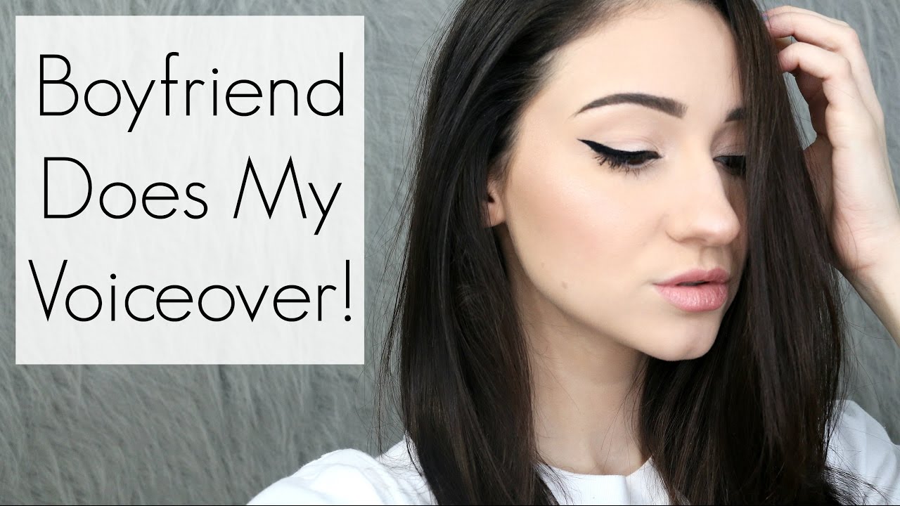 MY BOYFRIEND DOES MY VOICEOVER! Everyday Makeup Tutorial Feat. Corbyn Besson || BeautyChickee
