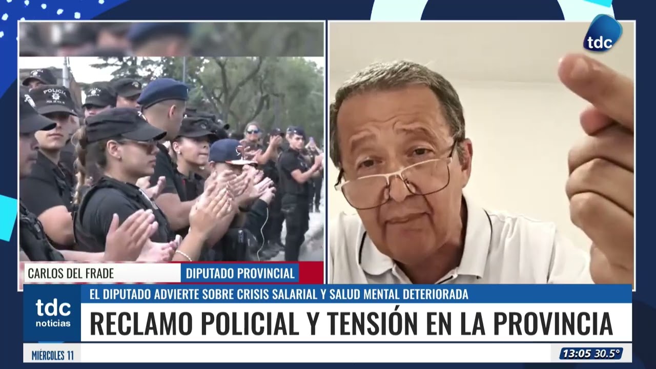 CARLOS DEL FRADE | CONFLICTO CON LA POLICÍA EN EL CENTRO DEL DEBATE