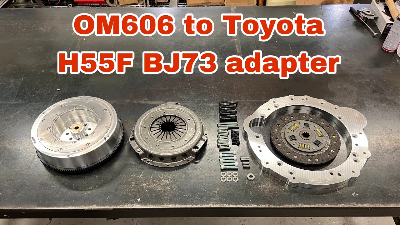 OM606 to Toyota H55F BJ73 Adapter kit (hydraulic test)