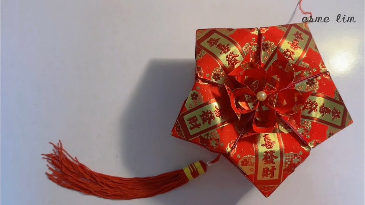 福星高照红包灯笼chinese new year lantern diy #lantern #diy #angpao