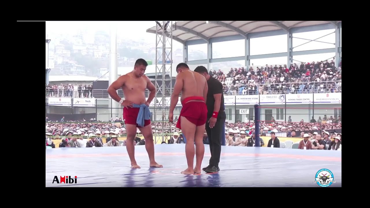 Naga wrestling meet 2026 Pre quarter final  matches... Screenrecord.. 