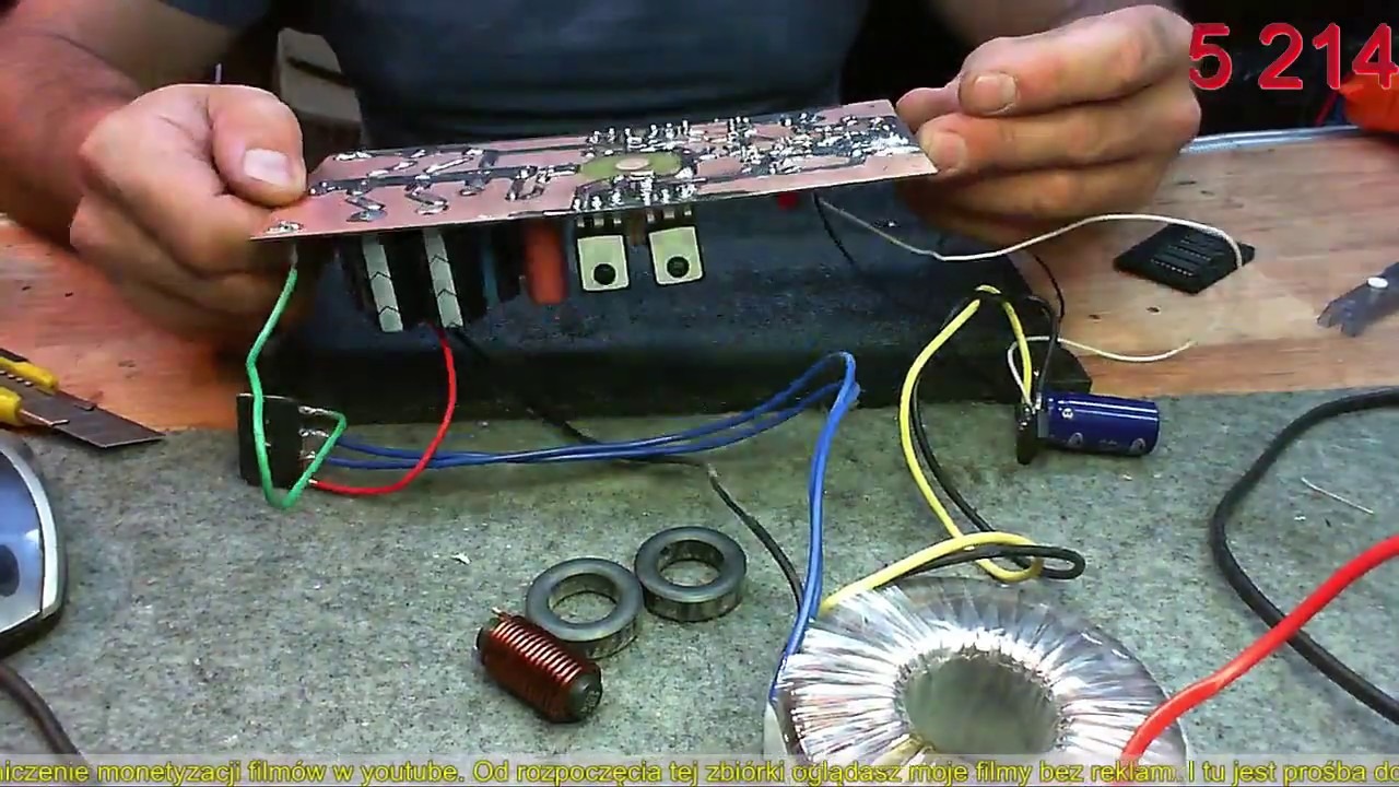 Nocne projekty Pira wzmacniacz 2KW Prototyp cz 1