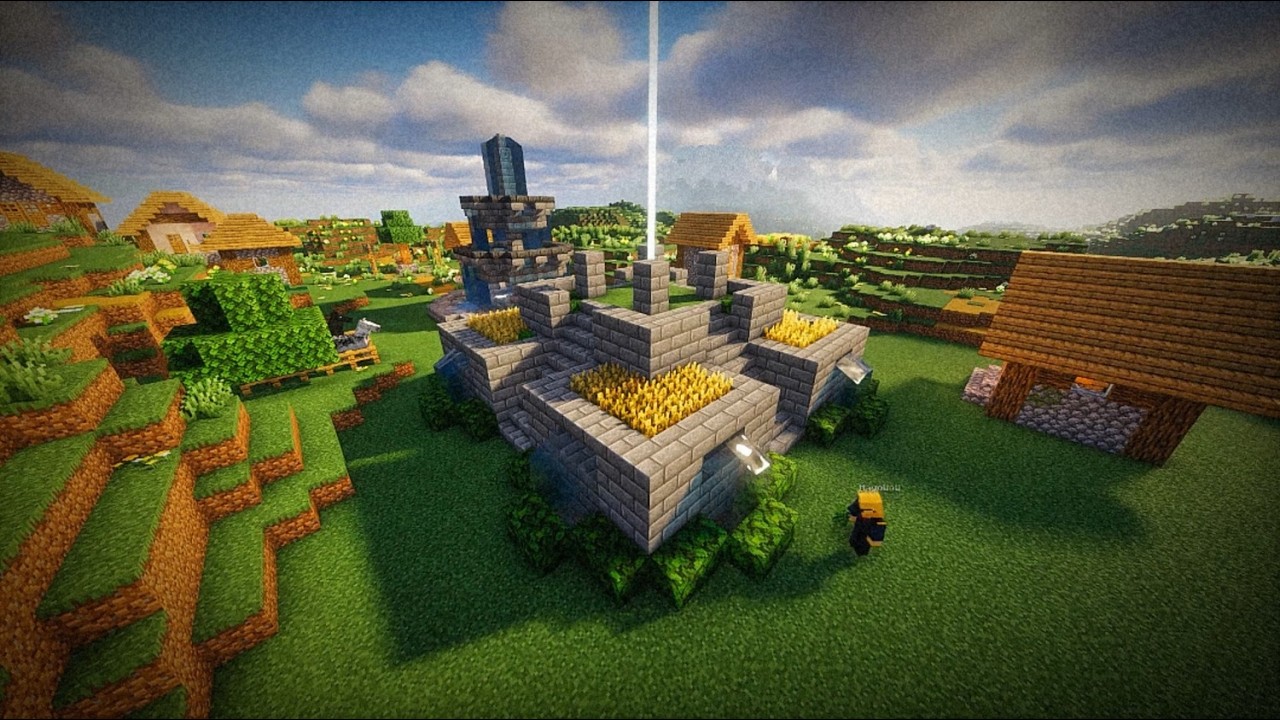 Easy to Build Beacon Design in Minecraft Tutorial!