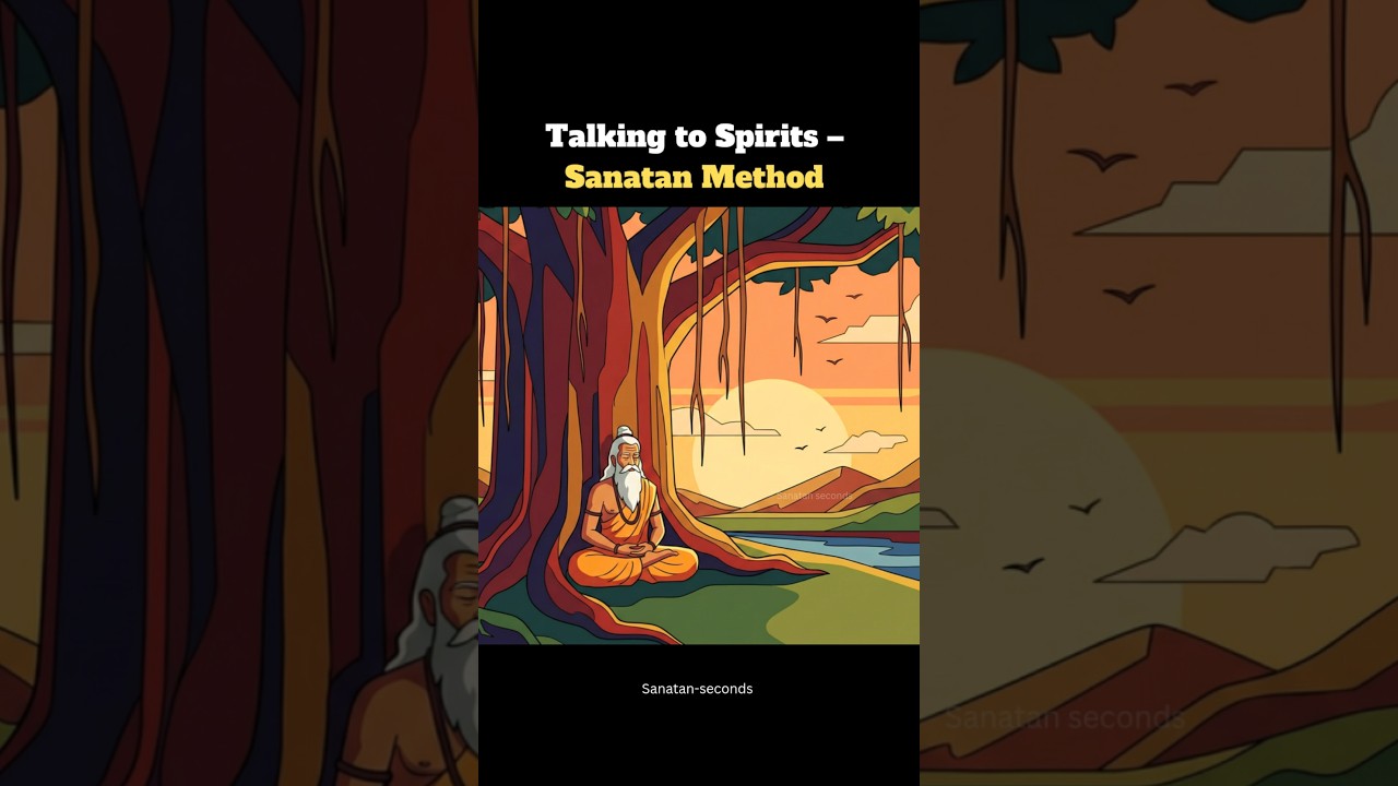 Talking with spirits.Sanatan method.