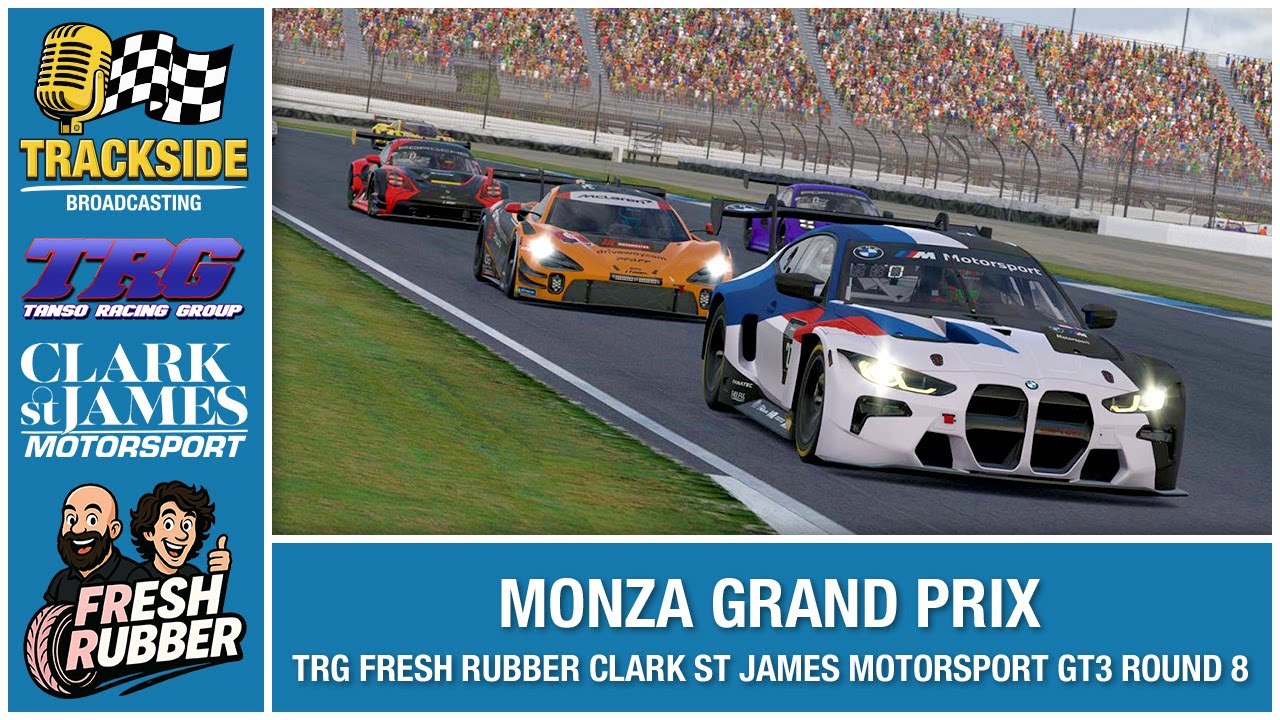 Round 8 FINALE TRG FRESH RUBBER CLARK ST JAMES GT3 LEAGUE- MONZA