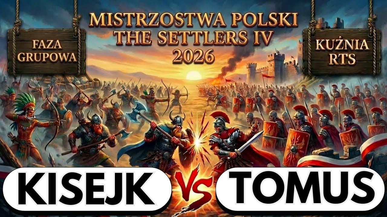 Settlers 4 Mistrzostwa Polski - R5 Kisejk vs Tomuś