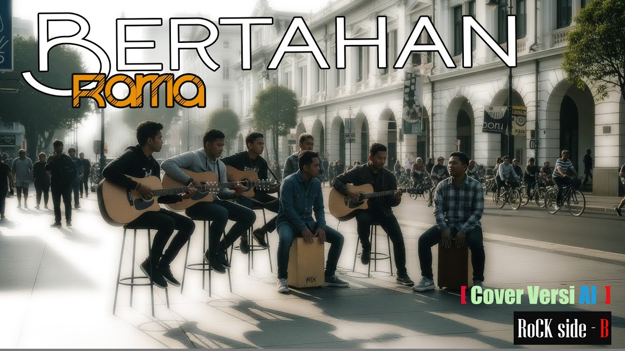 BERTAHAN - RAMA - COVER VERSI AI | ROCKSIDE B (MUSIC COVER)