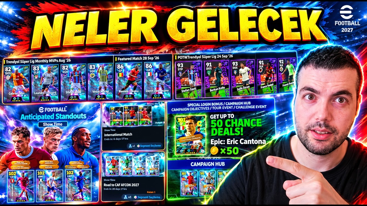 NELER GELECEK🔥YENİ KAMPANYA, HEDİYELER, PAKETLER (eFootball 2027 Mobile PS PC)