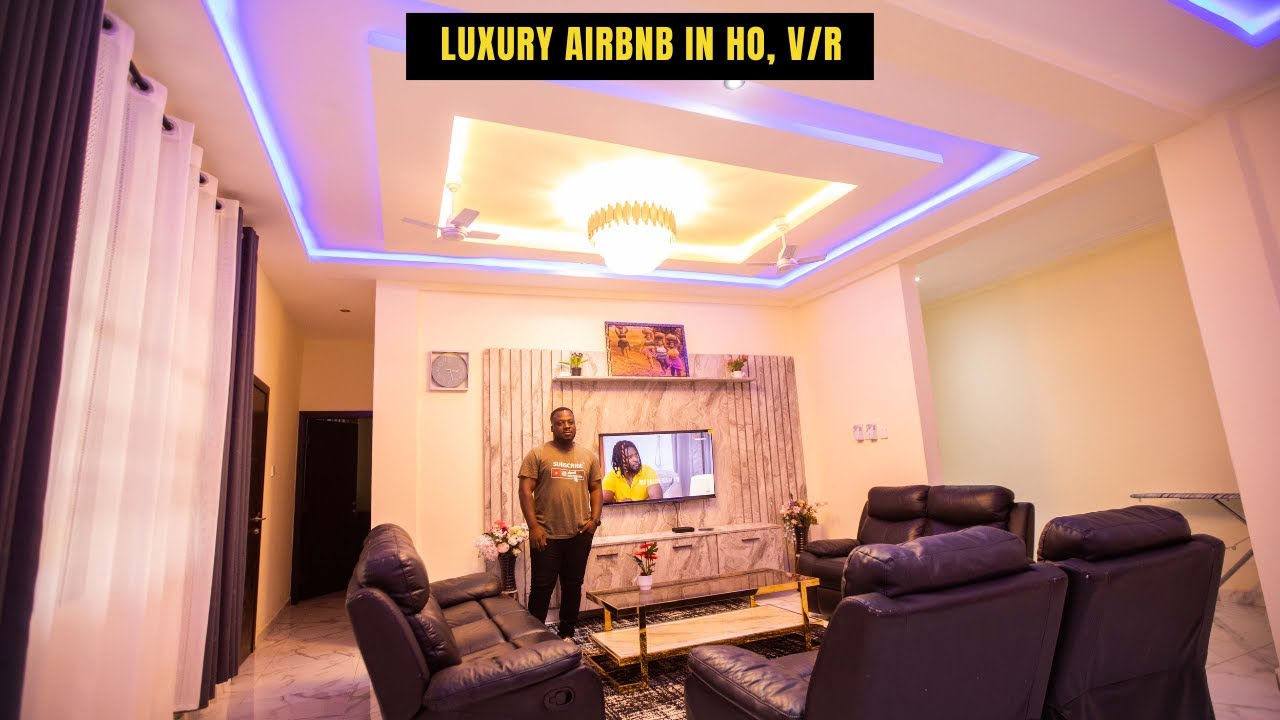 TOUR OF A LUXURY AIRBNB IN HO, GHANA | Building In Ghana #buildinginghana #housetour