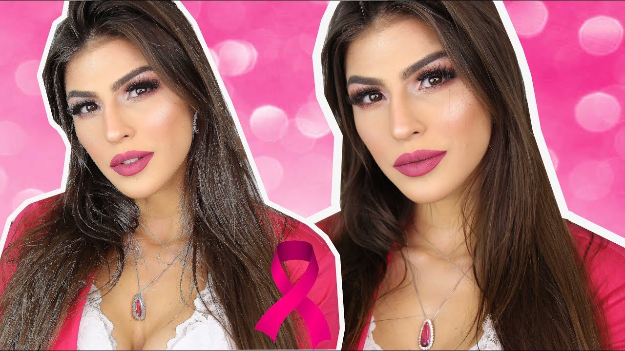 Maquiagem Rosa - Outubro Rosa