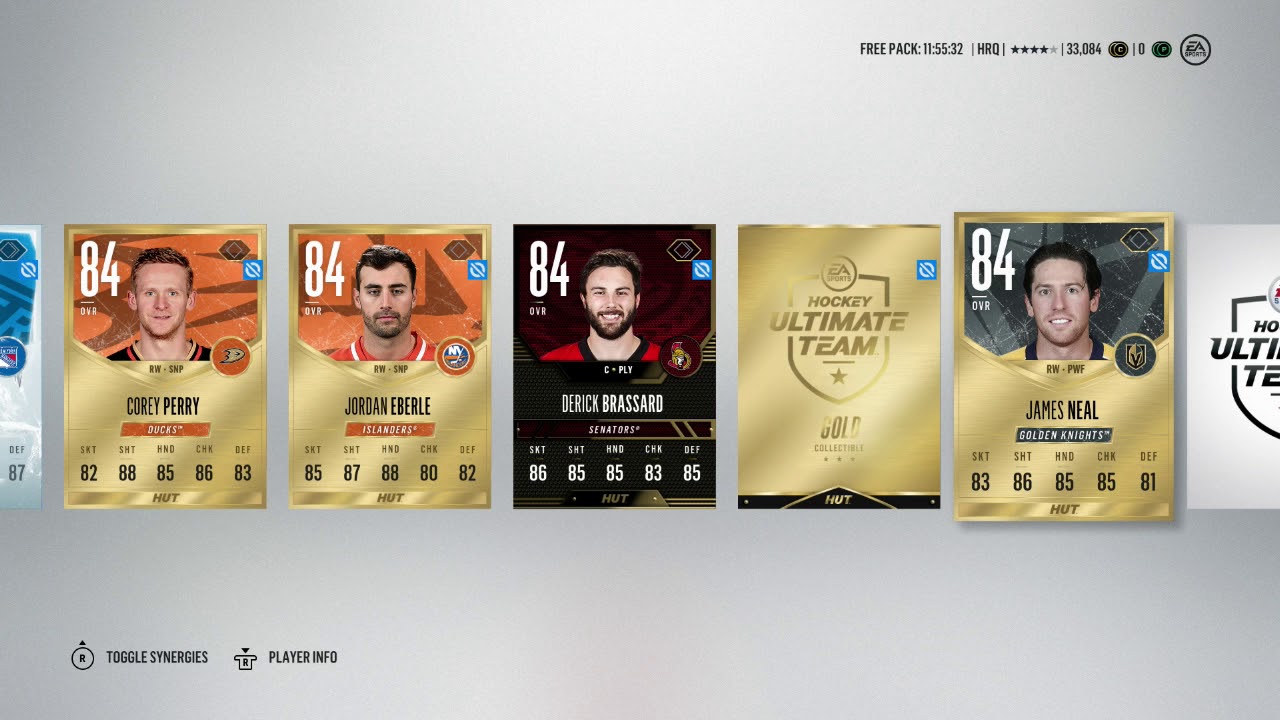 NHL 18 HUT Christmas Rewards