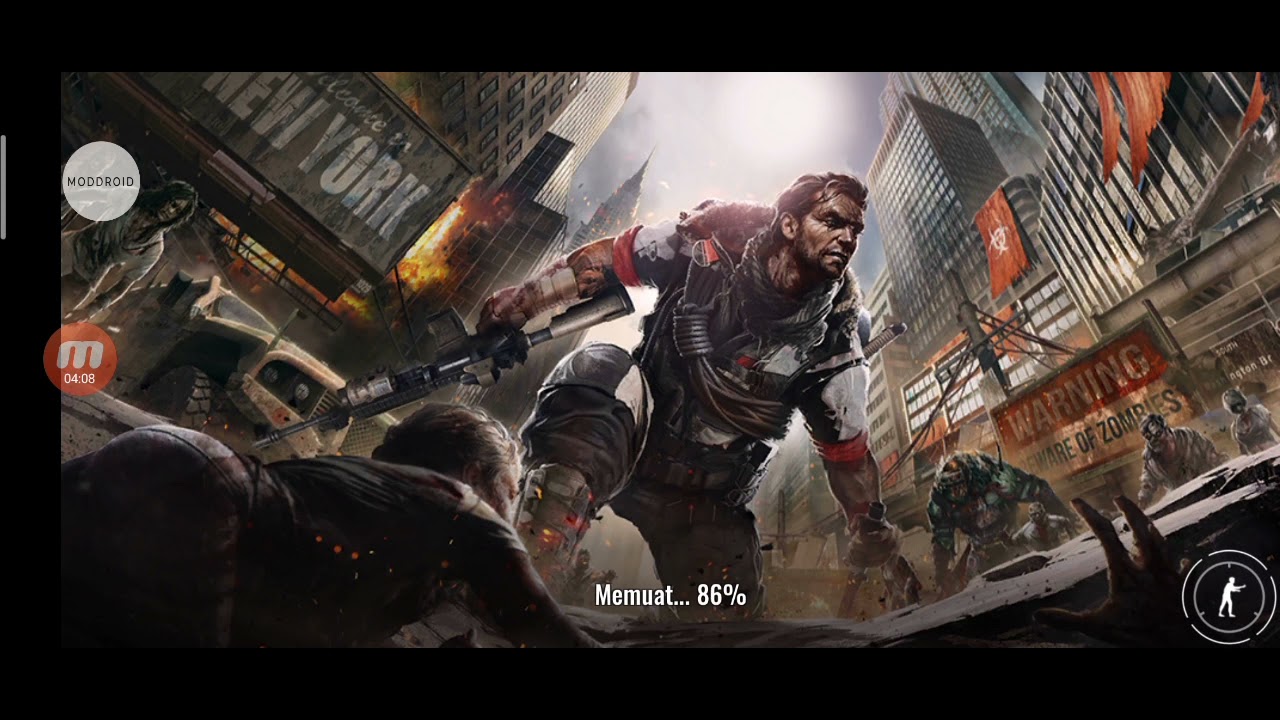GAMEPLAY ZOMBIE HUNTER MOD APK