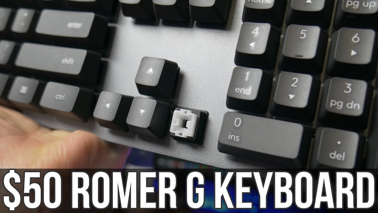 $50 Romer-G Mechanical Keyboard - Logitech K840 Review