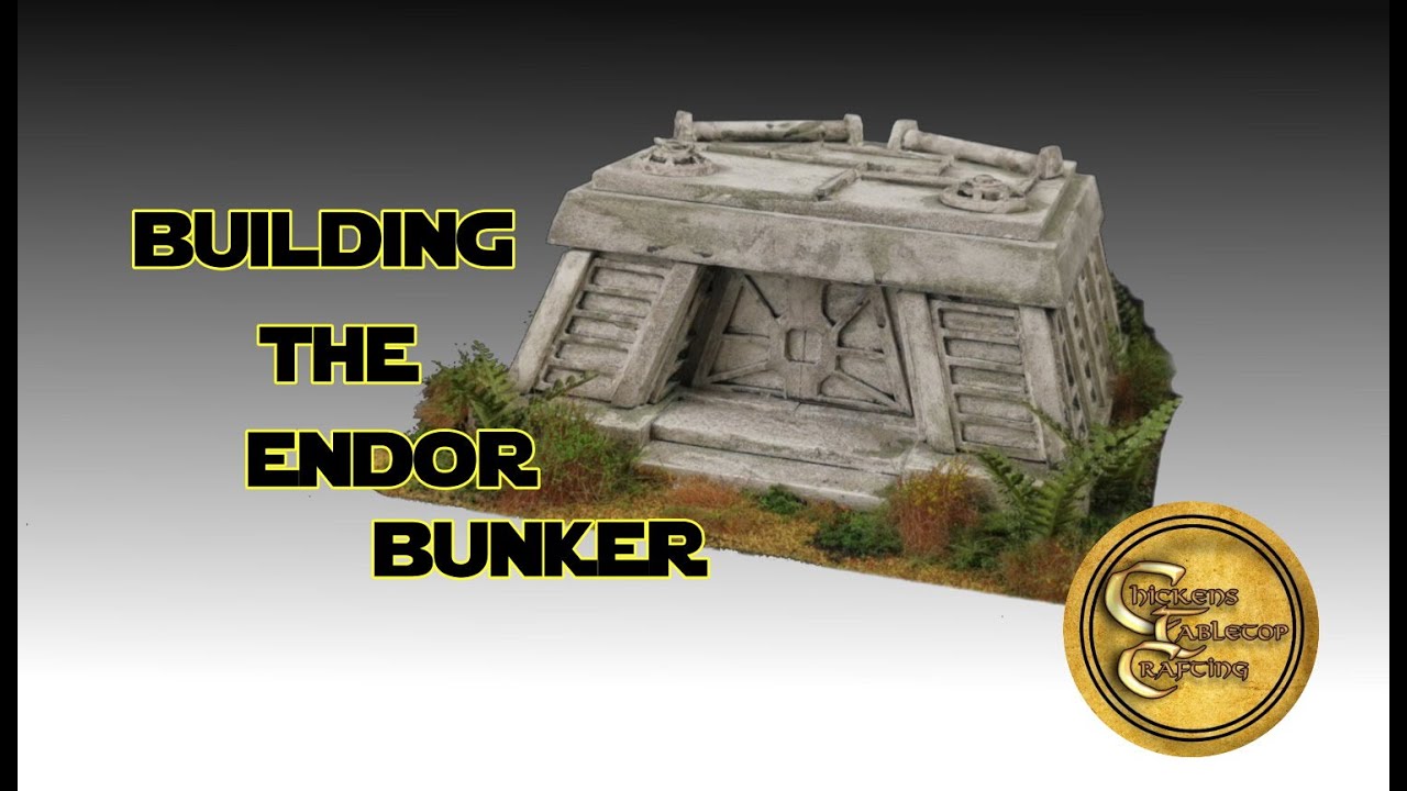 Building the bunker of Endor for #starwars