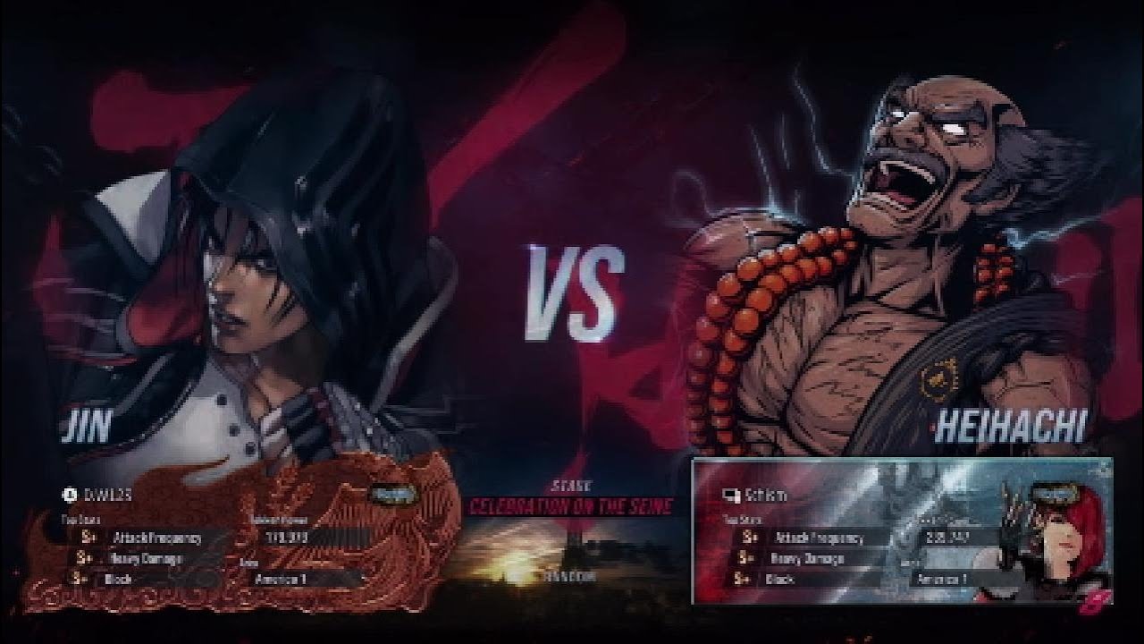Jin Vs Aggressive Heihachi