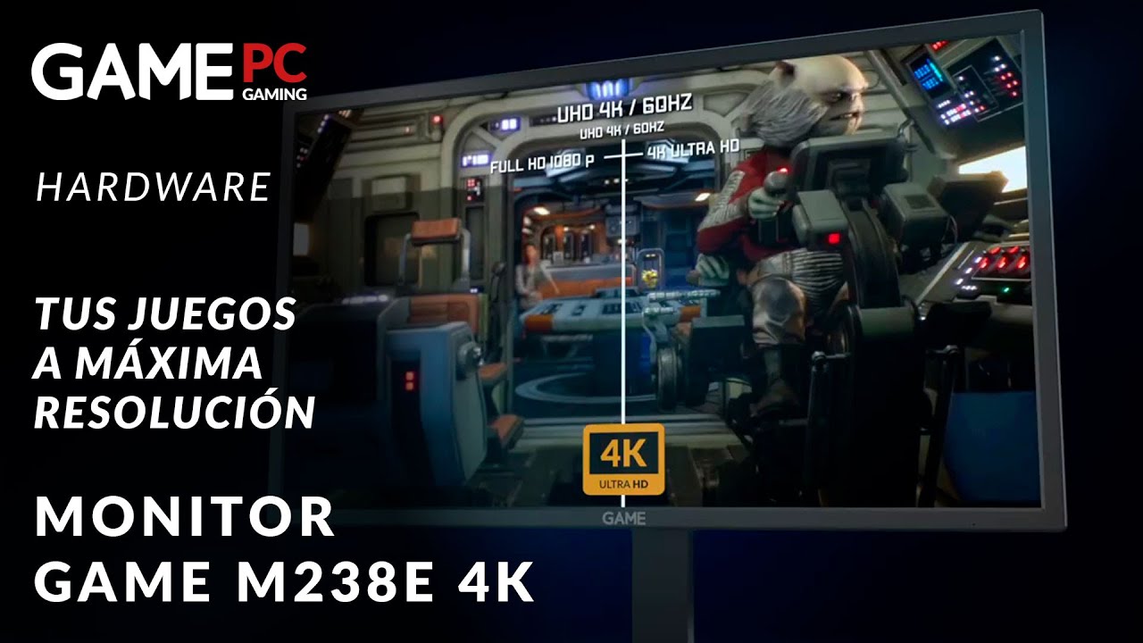 &iexcl;Descubre el MONITOR GAMING GAME M238E 4K 24