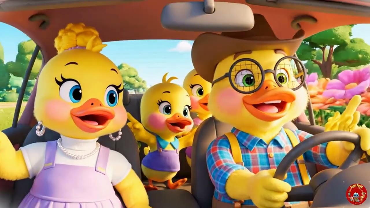 Japanese | 赤ちゃんアヒルを学校へ送る | Dropping Baby Ducks to School