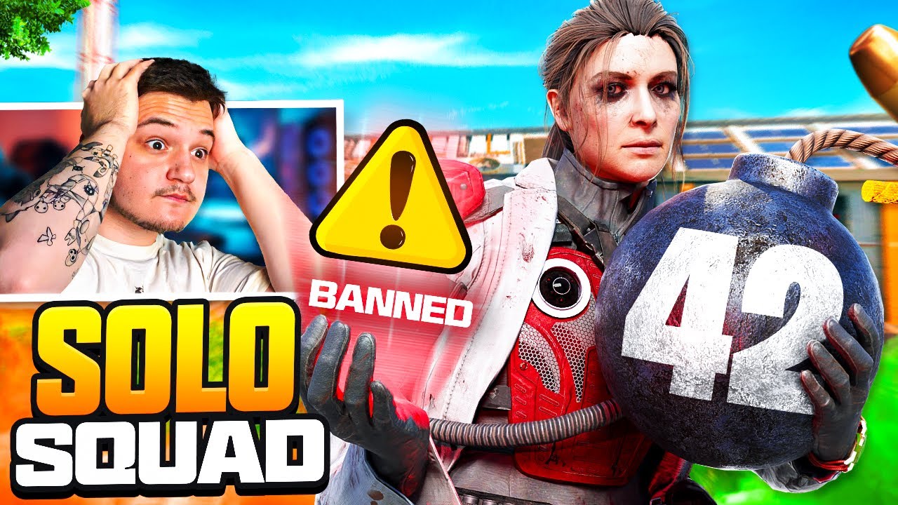 42 KILLS EN SOLO VS SQUAD = SHADOWBAN