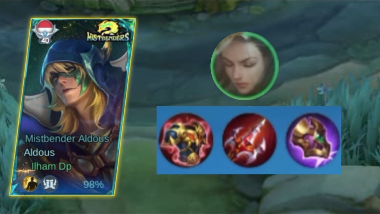 ALDOUS NEW META TANK DAMAGE IN SEASON 40!! BUILD ALDOUS META TANK DAMAGE!!