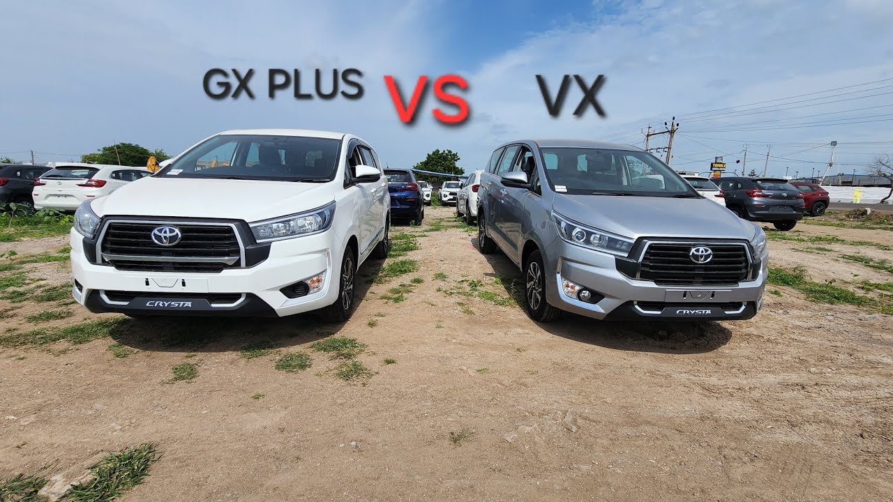 INNOVA CRYSTA GX PLUS vs VX 2024 Comparison 🤩
