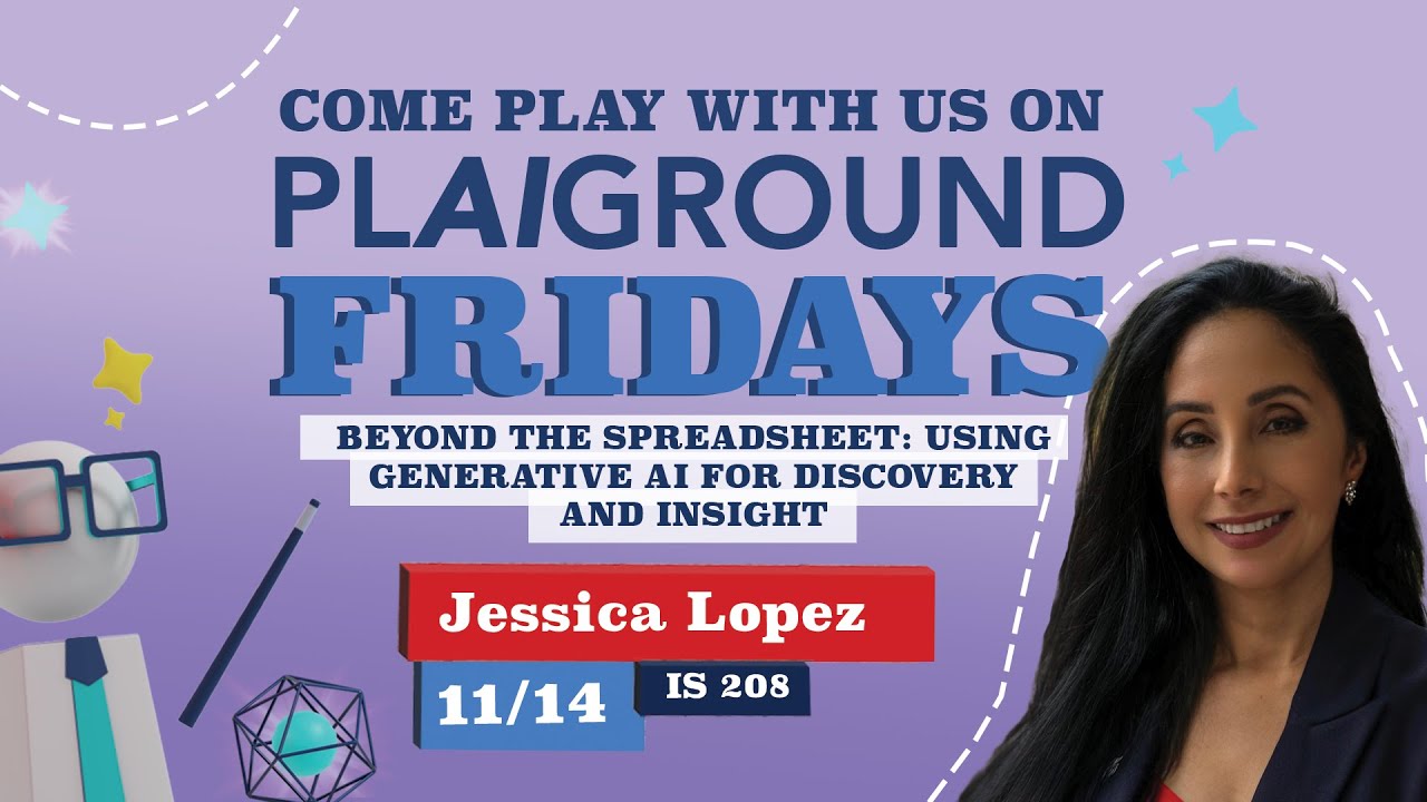 PLAIGROUND Friday: Using Generative AI for Discovery and Insight