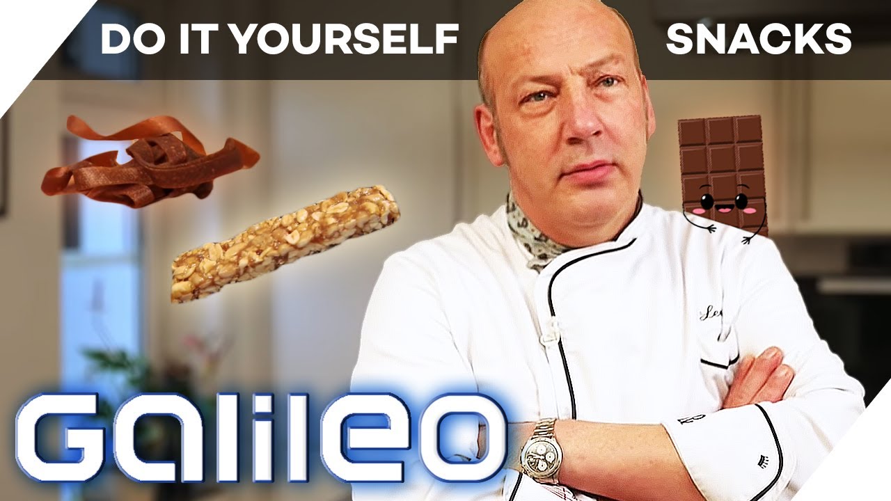 Schokoriegel, Erdnuss-Riegel & Fruchstreifen! Snacks zum Selbermachen | Galileo | ProSieben