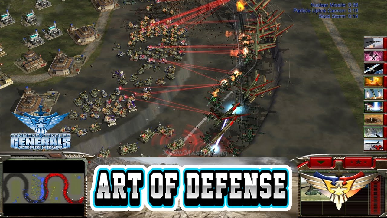 Command & Conquer Generals Zero Hour - ART OF DEFENSE Gameplay AOD (1080p 60fps) P45