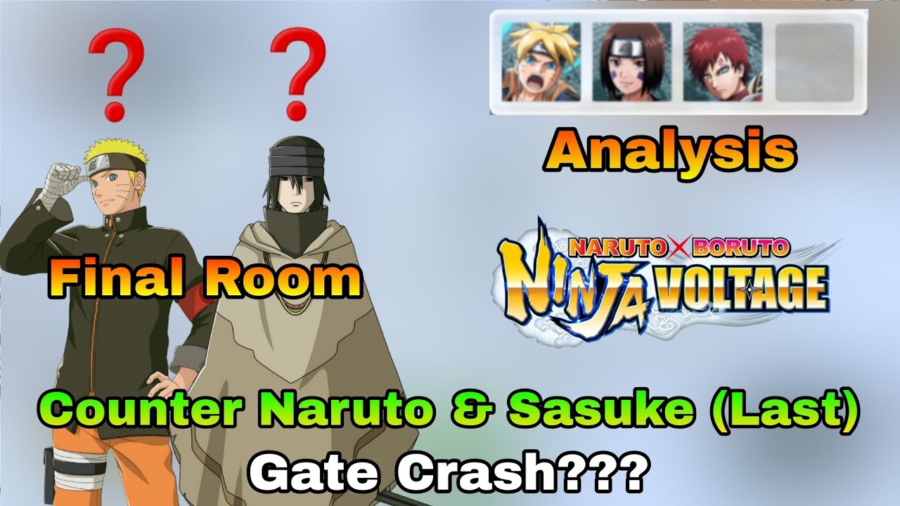Counter Naruto & Sasuke (Last) Gate Crash☆ | Analysis/Explanation🧠 | Nxb Nv