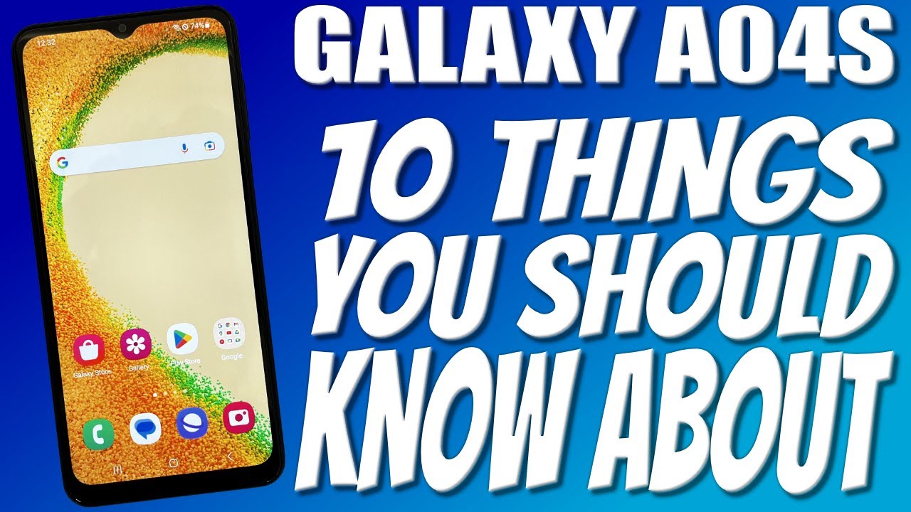 Samsung Galaxy A04s - Tips, Tricks & Cool Features