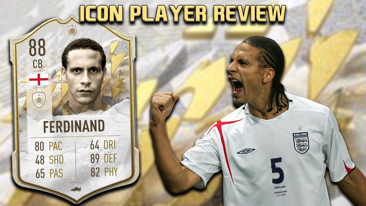 A WALL! 88 ICON RIO FERDINAND PLAYER REVIEW! FIFA 22 ULTIMATE TEAM