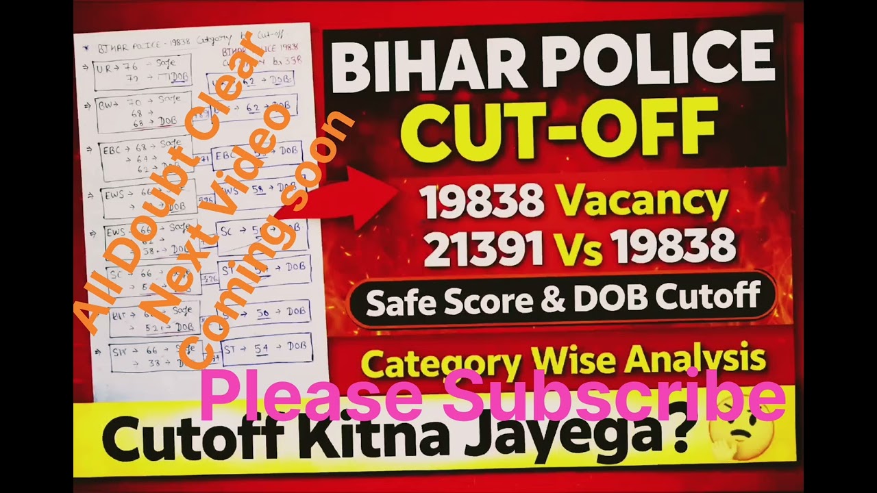 Bihar Police Cutoff 2026 Big Update 🚨 | CSBC Constable Expected Cutoff | Physical Marks Analysis