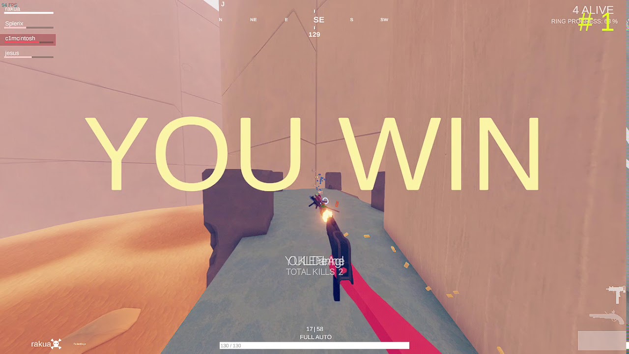 first tabg win executed Frenchman