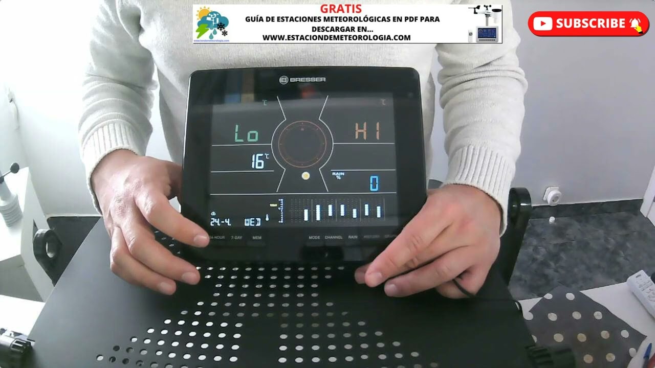 Análisis estación meteorológica BRESSER WLAN 4CAST MD 7003800