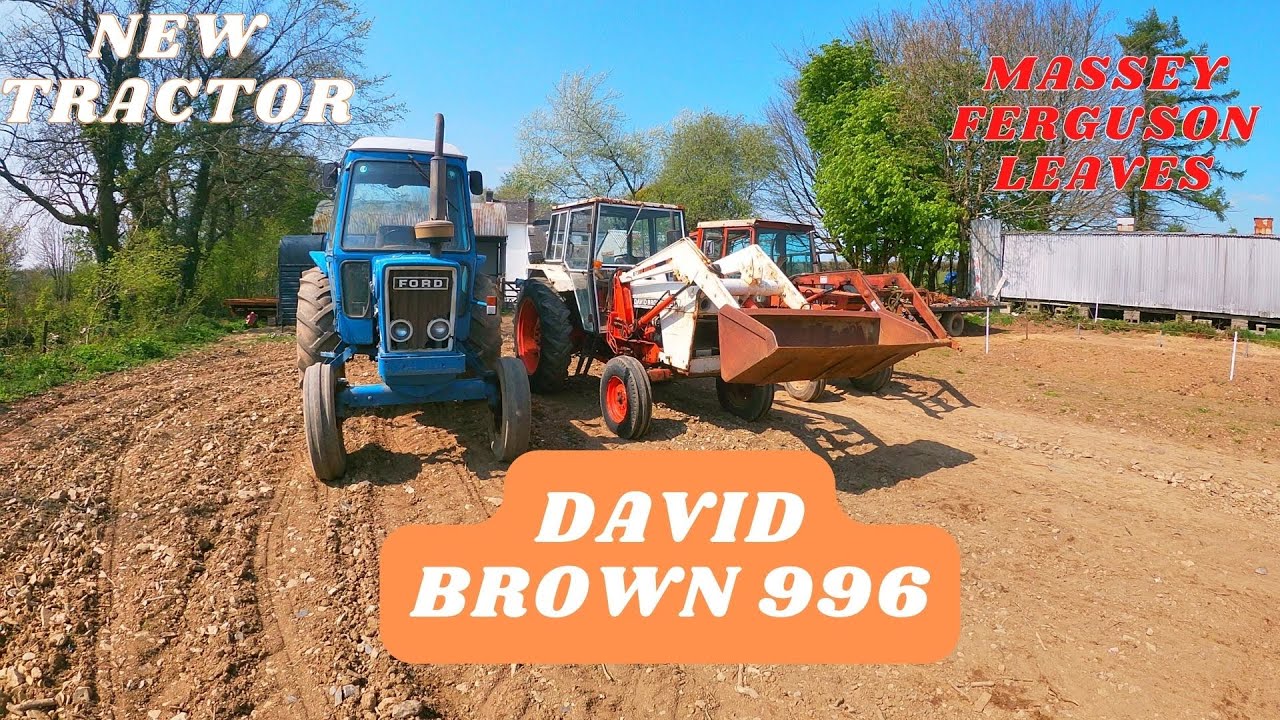 DAVID BROWN 996! NEW TRACTOR ARRIVES