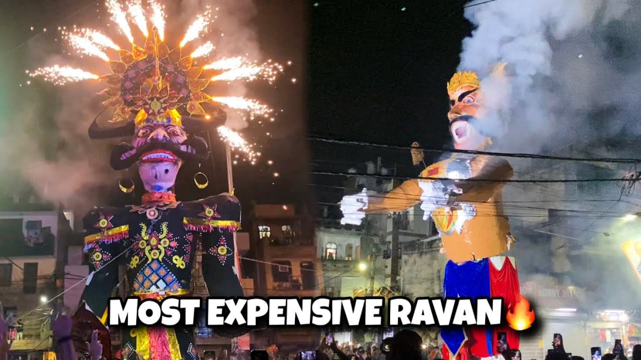 Most Expensive Ravan Dahan | Dussehra 2025 | Ravan dahan | Karampura | Tagore Garden | Ramesh Nagar