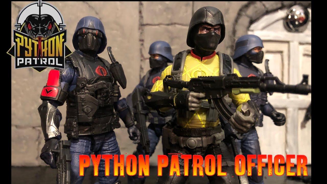 GIJOE Classified Python Patrol Officer Hasbro Pulse Action Figure Review